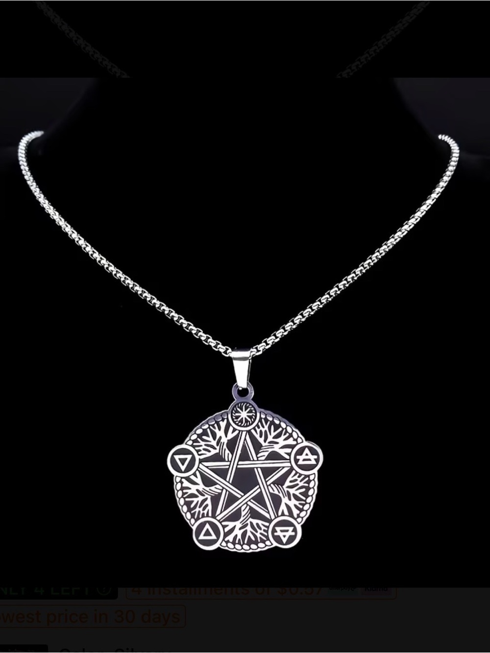 ⭐️ Pentagram Element Pendant Necklace
